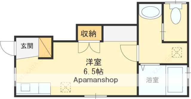 ワンルーム Apartment in Kita-ku, Osaka — photo 2 of 2