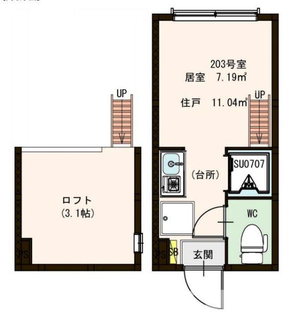 ワンルーム Apartment in Shinjuku, Tokyo — photo 2 of 3