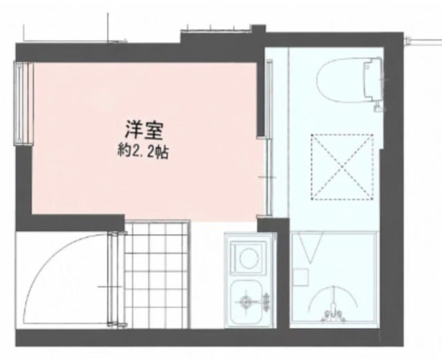 ワンルーム Apartment in Shinjuku, Tokyo — photo 2 of 3