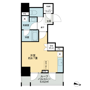 ワンルーム Mansion in Chiyoda, Tokyo — photo 2 of 3