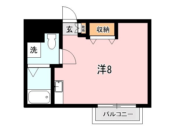 ワンルーム Mansion in Kagoshima, Kagoshima — photo 2 of 3