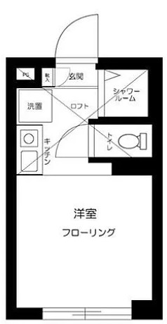 ワンルーム Mansion in Shinjuku, Tokyo — photo 2 of 3
